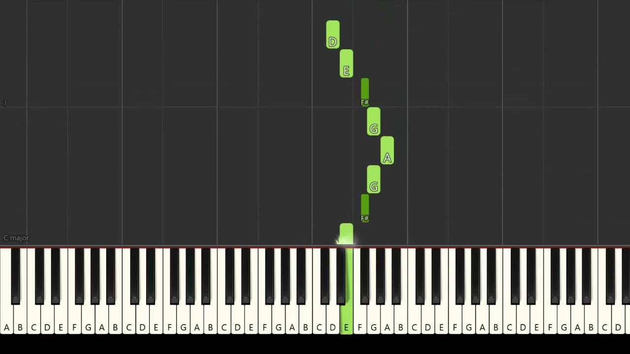 ♬ 3 minute Vocal Warm up - Going Up and Down Major Scales ♬
