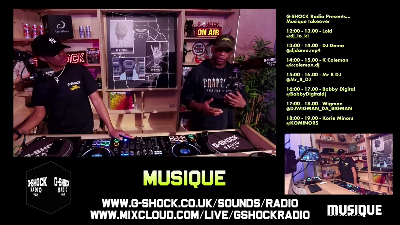 DJ WIGMAN LIVE AT G-SHOCK LONDON RADIO