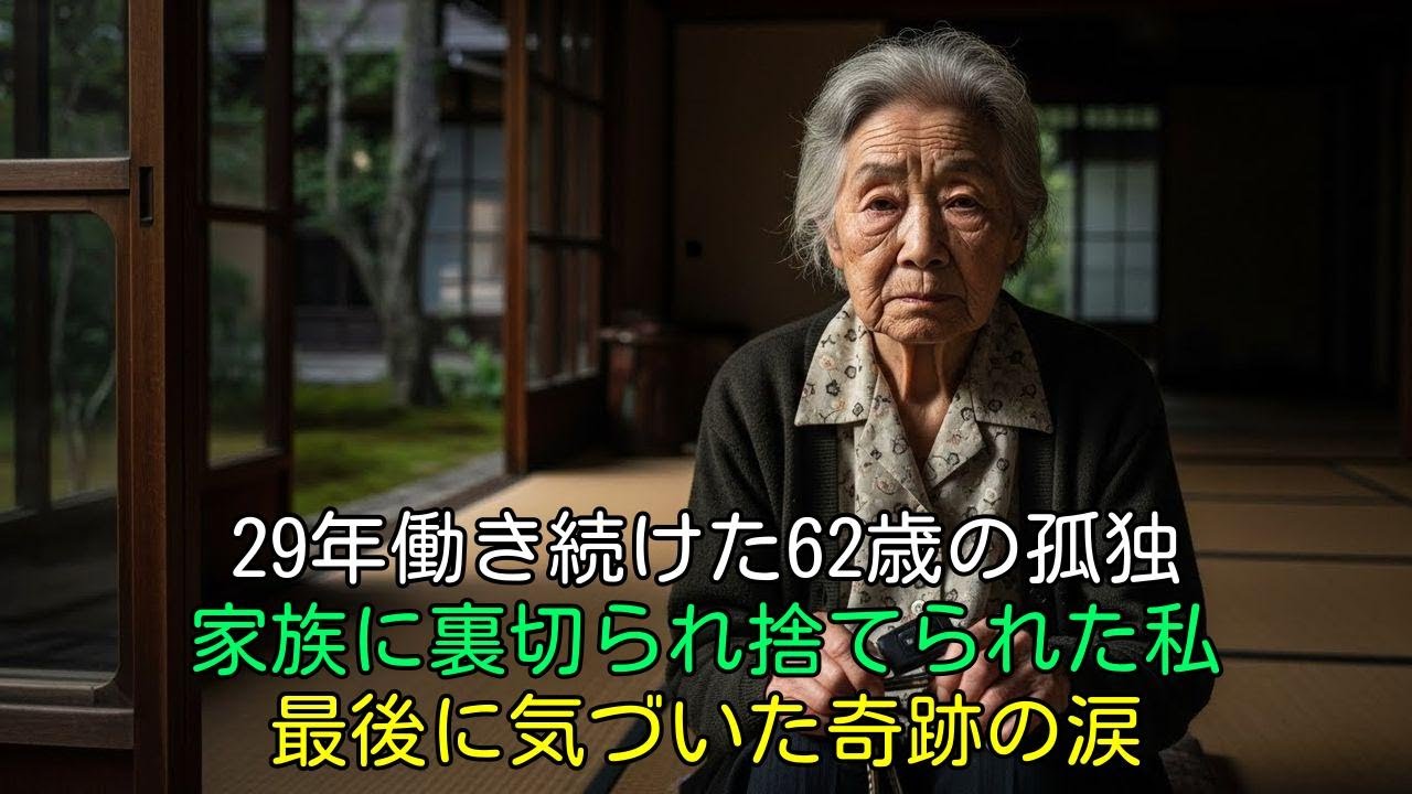 【実話】60代の私をタクシー扱いする嫁と裏切る夫。絶望の淵で気づいた「自分を大切にする生き方」に涙が止まらない。