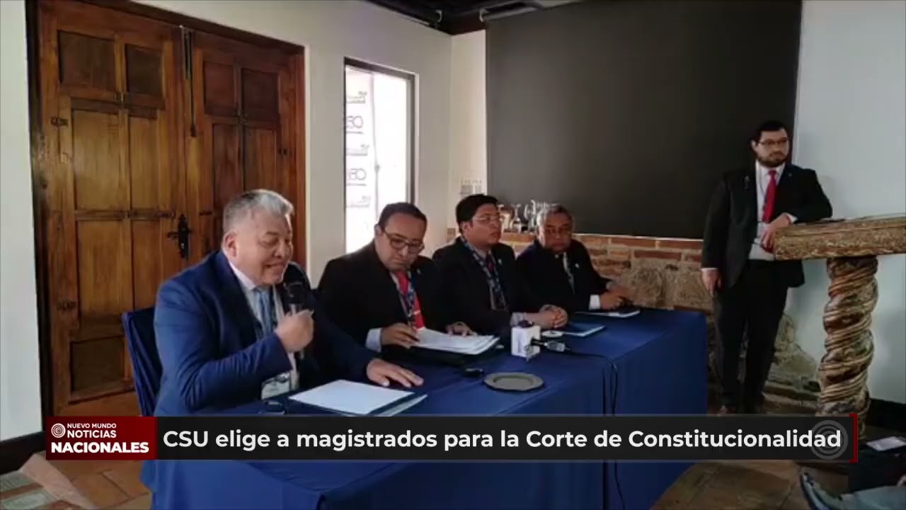 Elección de magistrados por el CSU define representación ante la CC