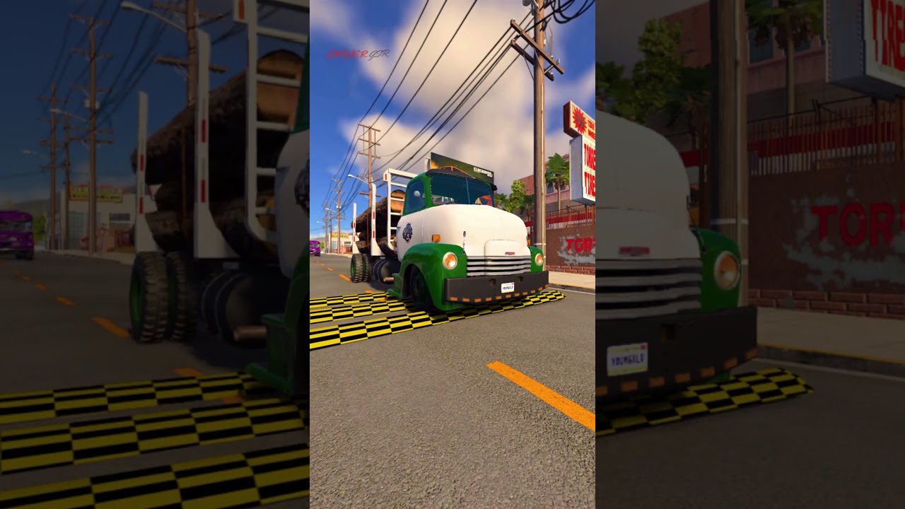 Truck vs Speedbumps | BeamNG Drive   #beamngdrive   #truck #speedbump #crash