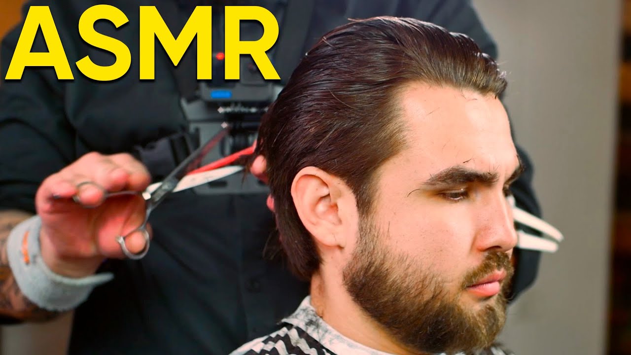 Эта ASMR Стрижка Только Ножницами Изменит Ваш Сон Этой Ночью! 💈 ASMR Барбер