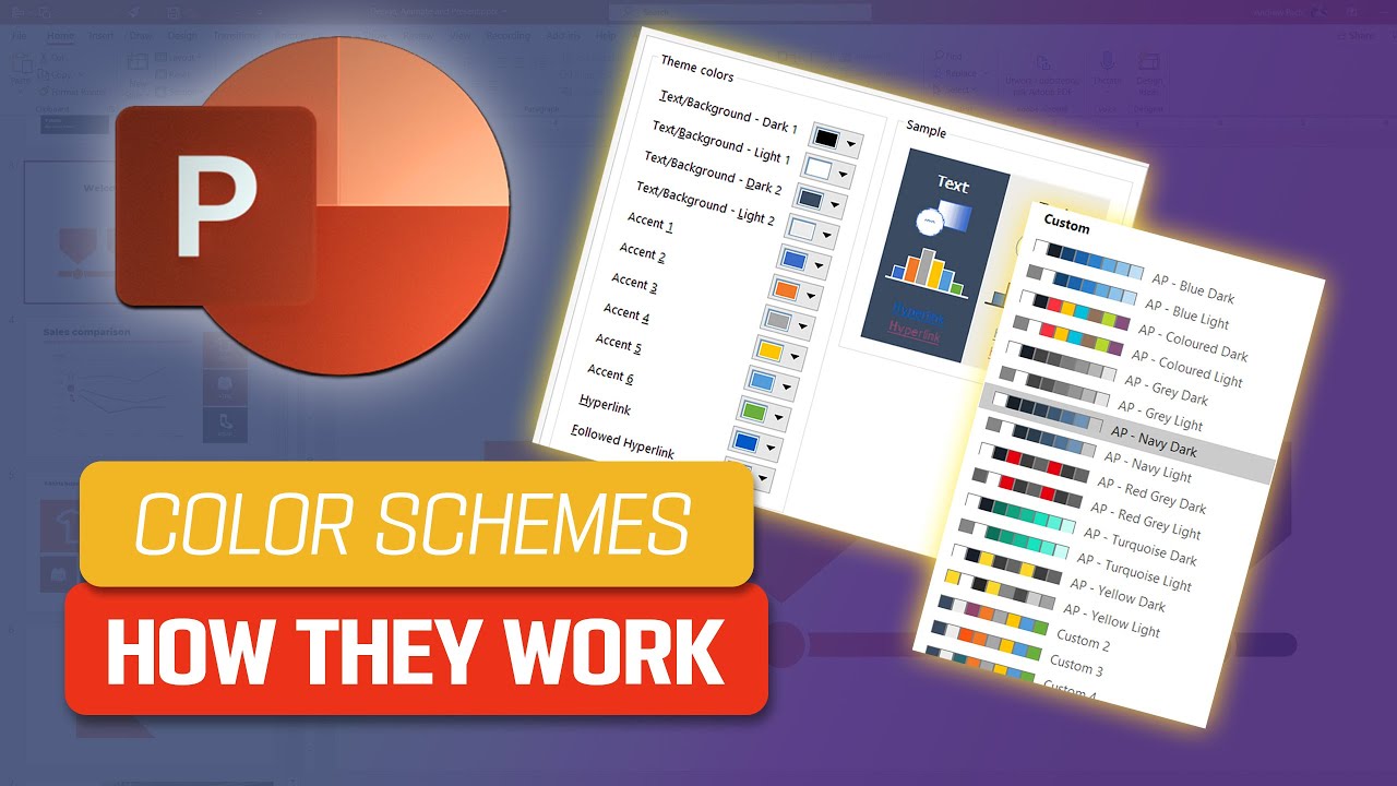 PowerPoint Theme Colors - How they Work in 4 minutes