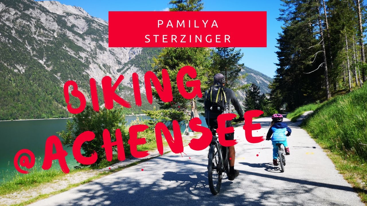 BIKING AT ACHENSEE AUSTRIA / LAKE OF ACHEN AUSTRIA