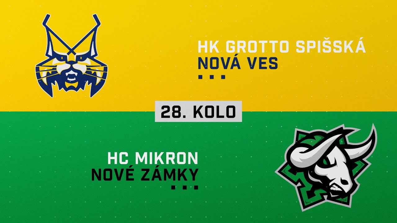 28.kolo HK GROTTO Spišská Nová Ves - HC Mikron Nové Zámky HIGHLIGHTS