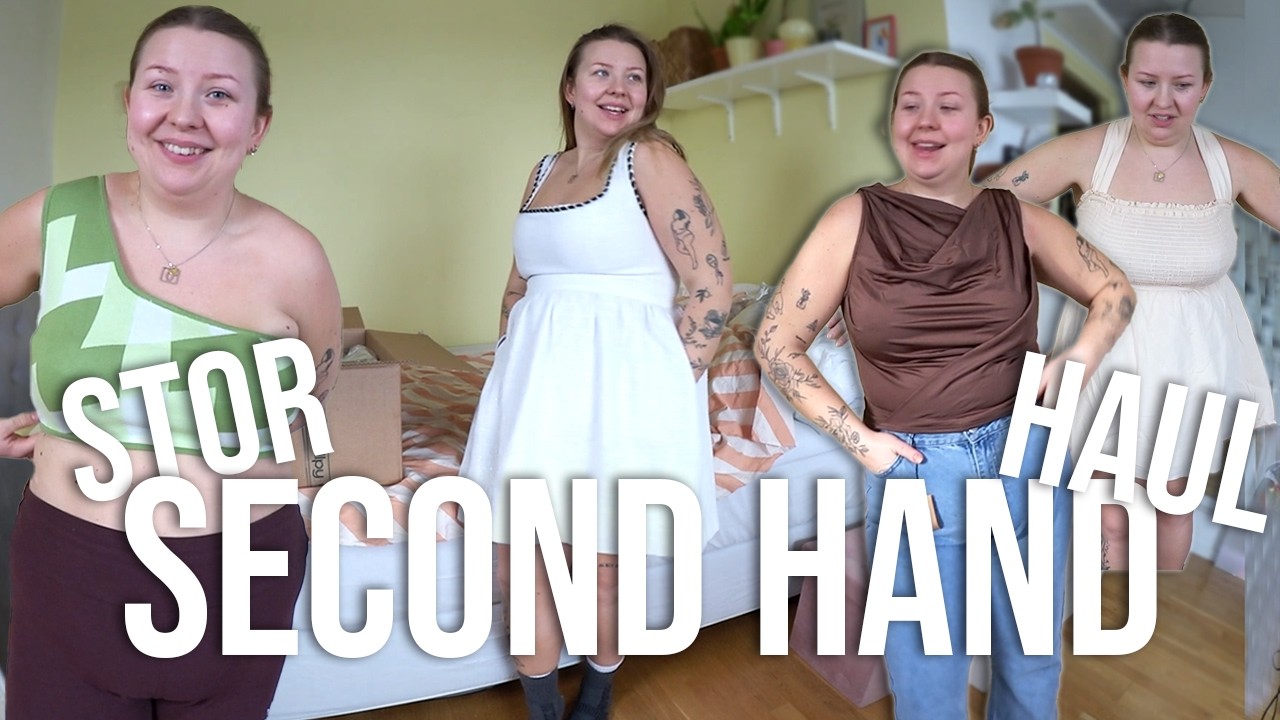 KÖPER EN HELT NY GARDEROB?? | Second Hand-Haul