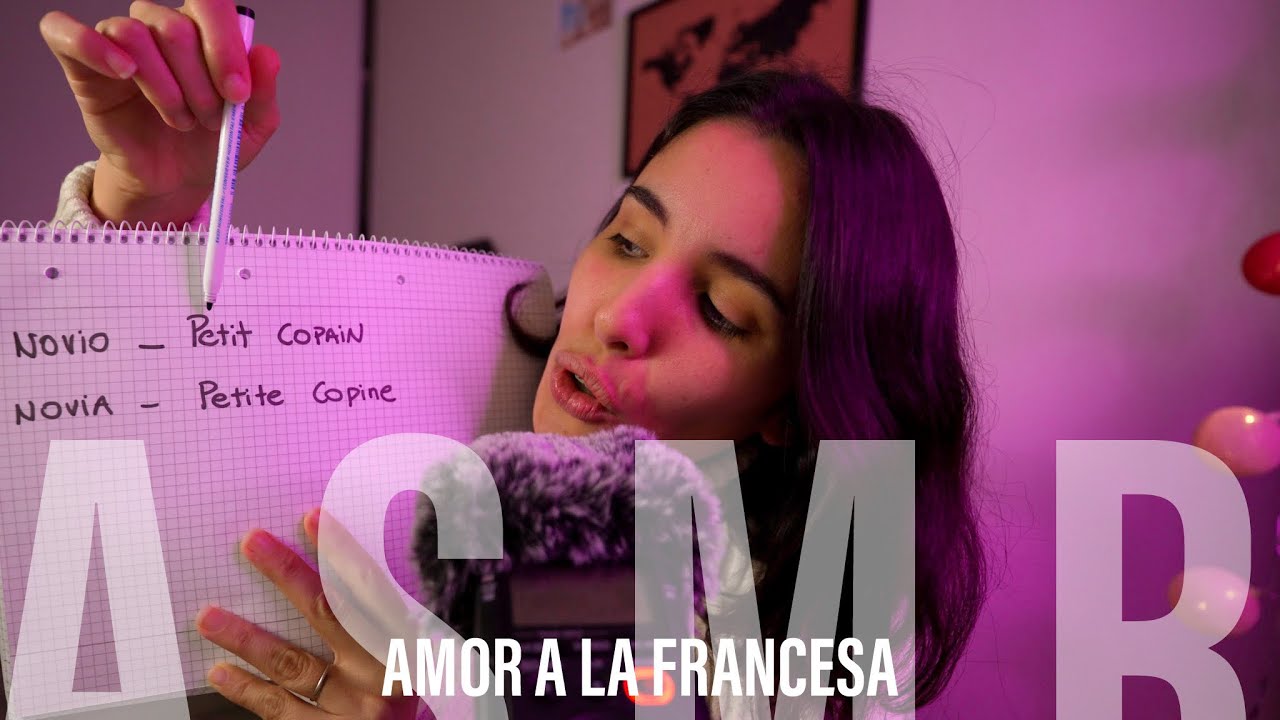 ASMR: APRENDE FRANCÉS MIENTRAS TE RELAJAS | Clase 4. #asmr