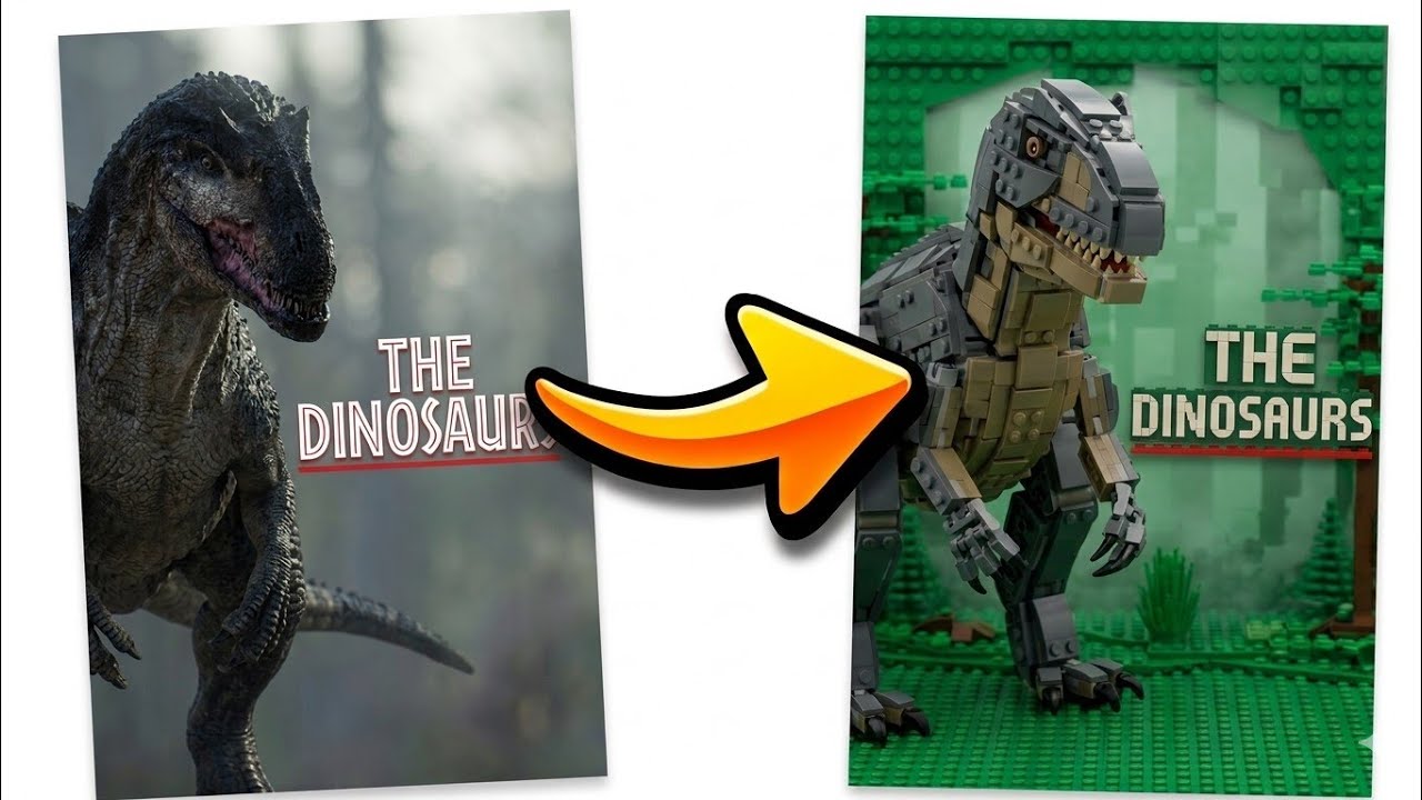 &laquo;Динозавры&raquo; от Netflix, но в стиле LEGO.