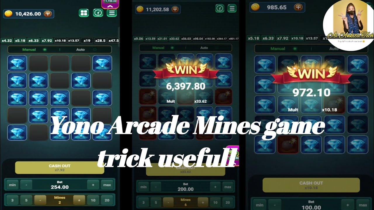 Yono Arcade Mines game trick ||yono arcade winning||mines games||yono winning||yono games winning🔥🔥