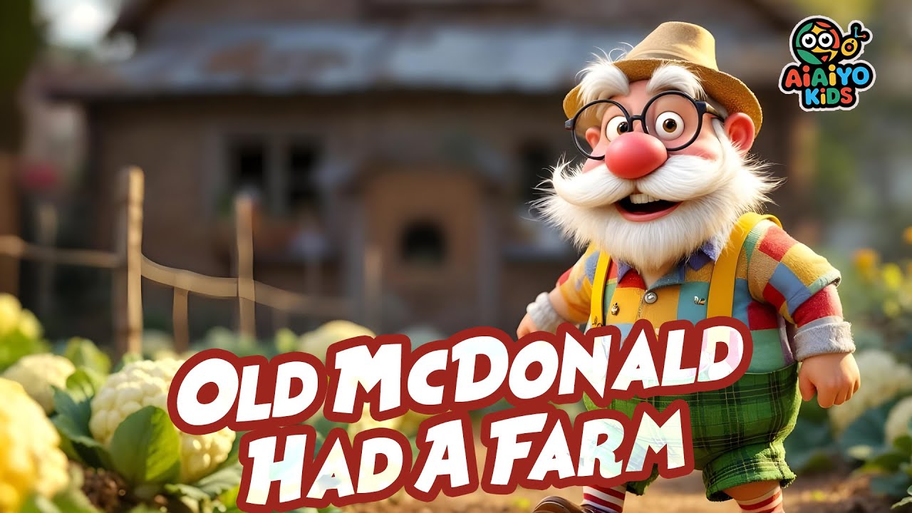 OLD McDONALD had a farm | Super Simple Kids Songs| 2025@Aiaiyokids 
