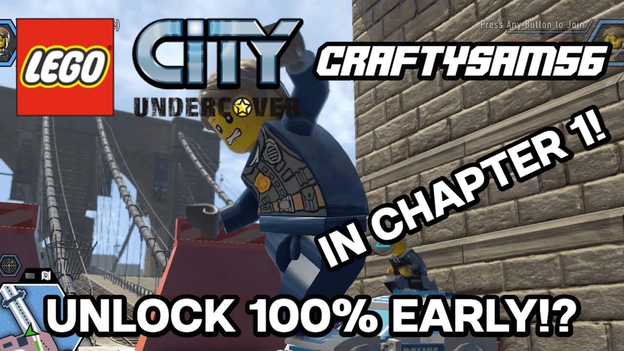 LEGO City Undercover: Unlock Super Minifigure Early (Chapter 1)