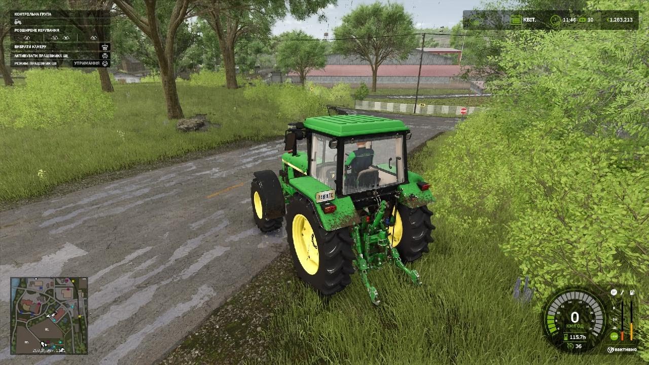 Витягаю трактор з ставка 😅 Farming Simulator 25