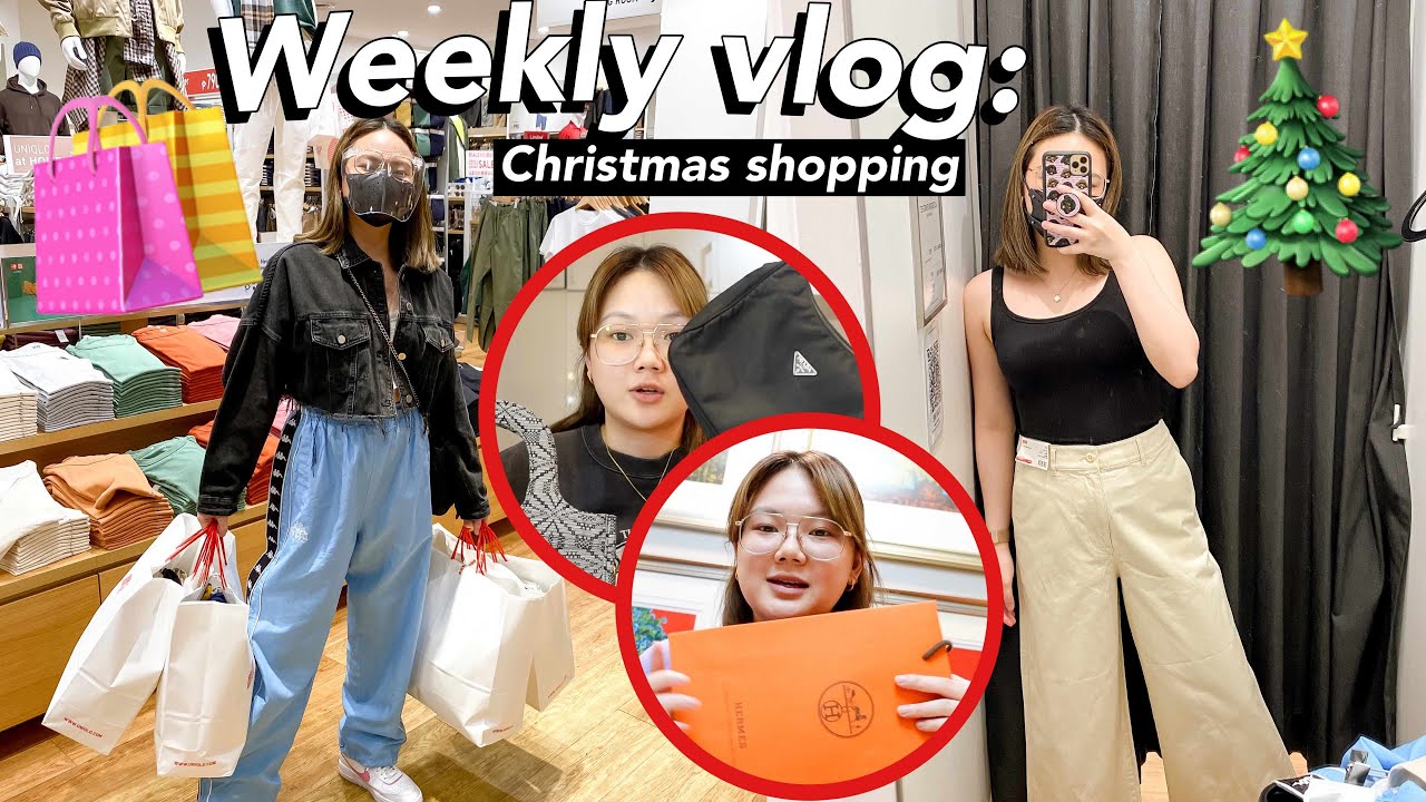 WEEKLY VLOGMAS: CHRISTMAS SHOPPING, DATE WITH THE FAM, ETC! | ASHLEY SANDRINE