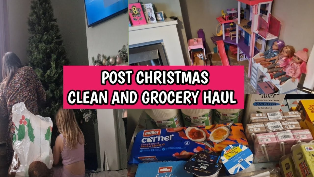 TIME TO SAY GOODBYE TO CHRISTMAS AND THE POST CHRISTMAS GROCERY HAUL