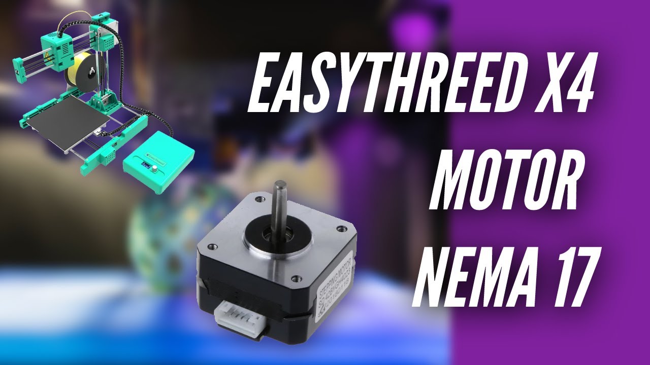 Upgrade na Easythreed X4 - Motor Nema 17 no eixo X