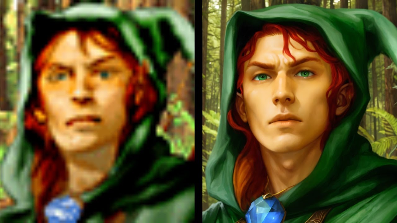 Homm3 Hero Portrait Remaster: Druids