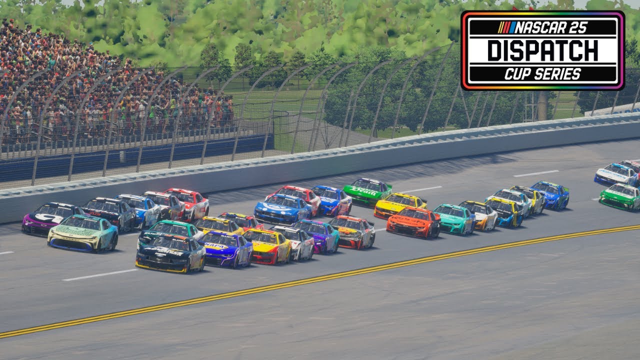 5 Wide - You're in the Middle | NASCAR 25 Dispatch Cup Series | Round 5