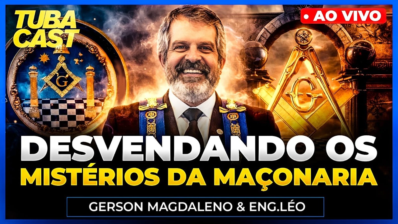 OS SEGREDOS DA MA&Ccedil;ONARIA COM O GR&Atilde;O-MESTRE MA&Ccedil;ON GERSON MAGDALENO