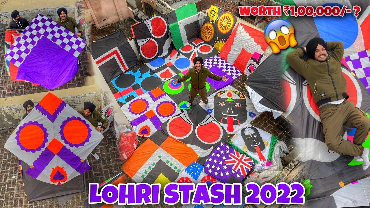 Lohri stash 2022 😱 *Worth ₹1,00,000/- ?? 6 Tawa Collection || Flying Kites