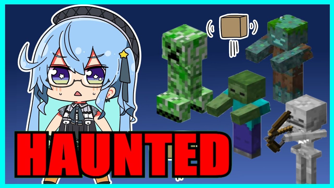 【Hololive】Suisei Gets Haunted In Minecraft & Can't Stop Screaming【Horror】【Eng Sub】