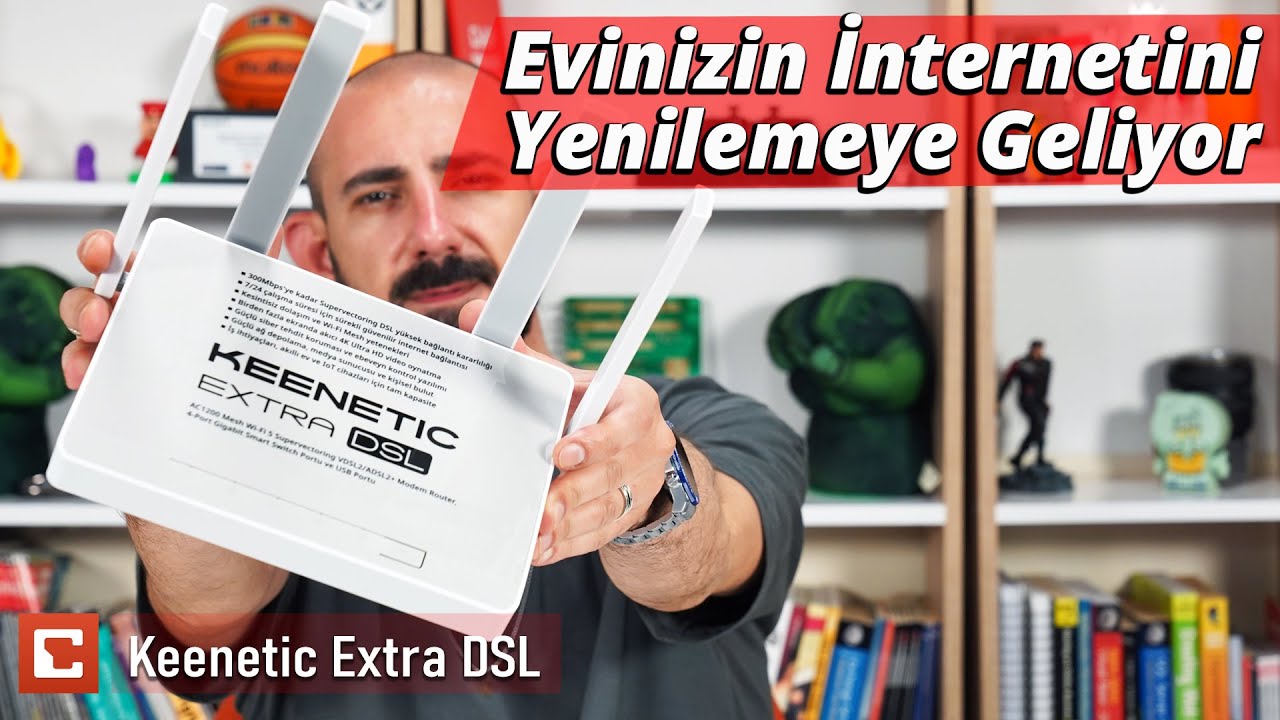 Keenetic, Yenilenen Extra DSL ile Evinizin İnternetini Yenilemeye Geliyor