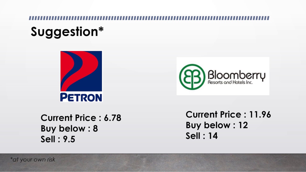 PSE index: Petron (lose) vs Bloom (win)