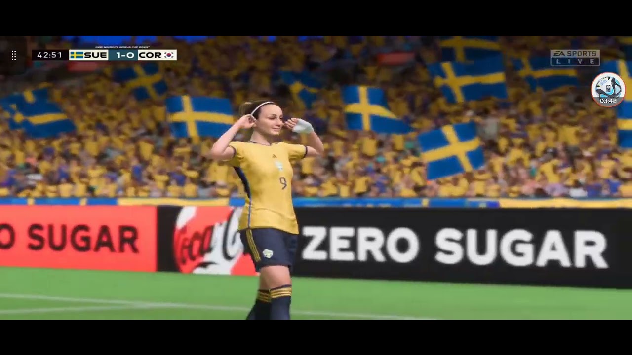 Suécia x Coreia do Sul - Oitavas - FIFA Women's World Cup 2023 #womensworldcup #fifa23 