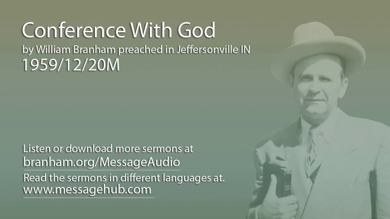 Conference With God (William Branham 59/12/20M)