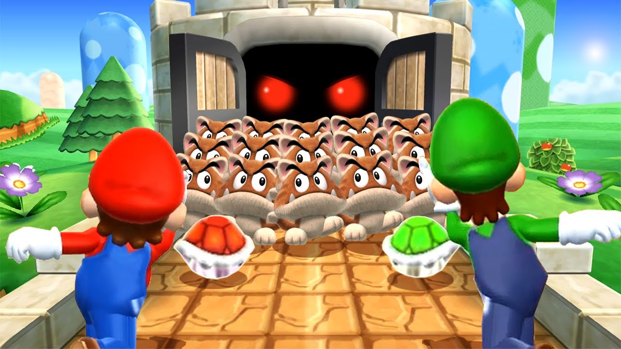 Mario Party 9 Minigames - Mario Vs Luigi Vs Wario Vs Waluigi (Master Difficulty)