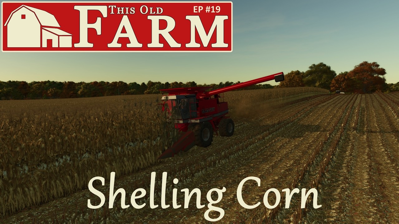 Shelling Corn | Red Barn Farm Ep #19 | OTM Challenge
