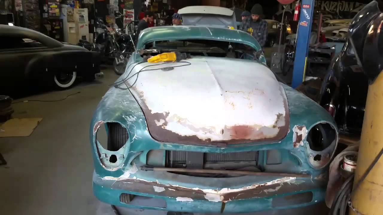 Chopping a 1950 mercury part 2