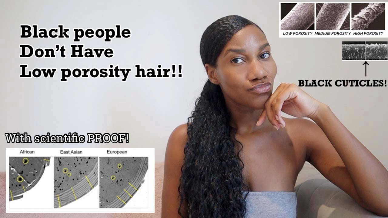 BLACK PEOPLE CANT HAVE LOW POROSITY HAIR Pt.2! | The science behind african hair cuticles