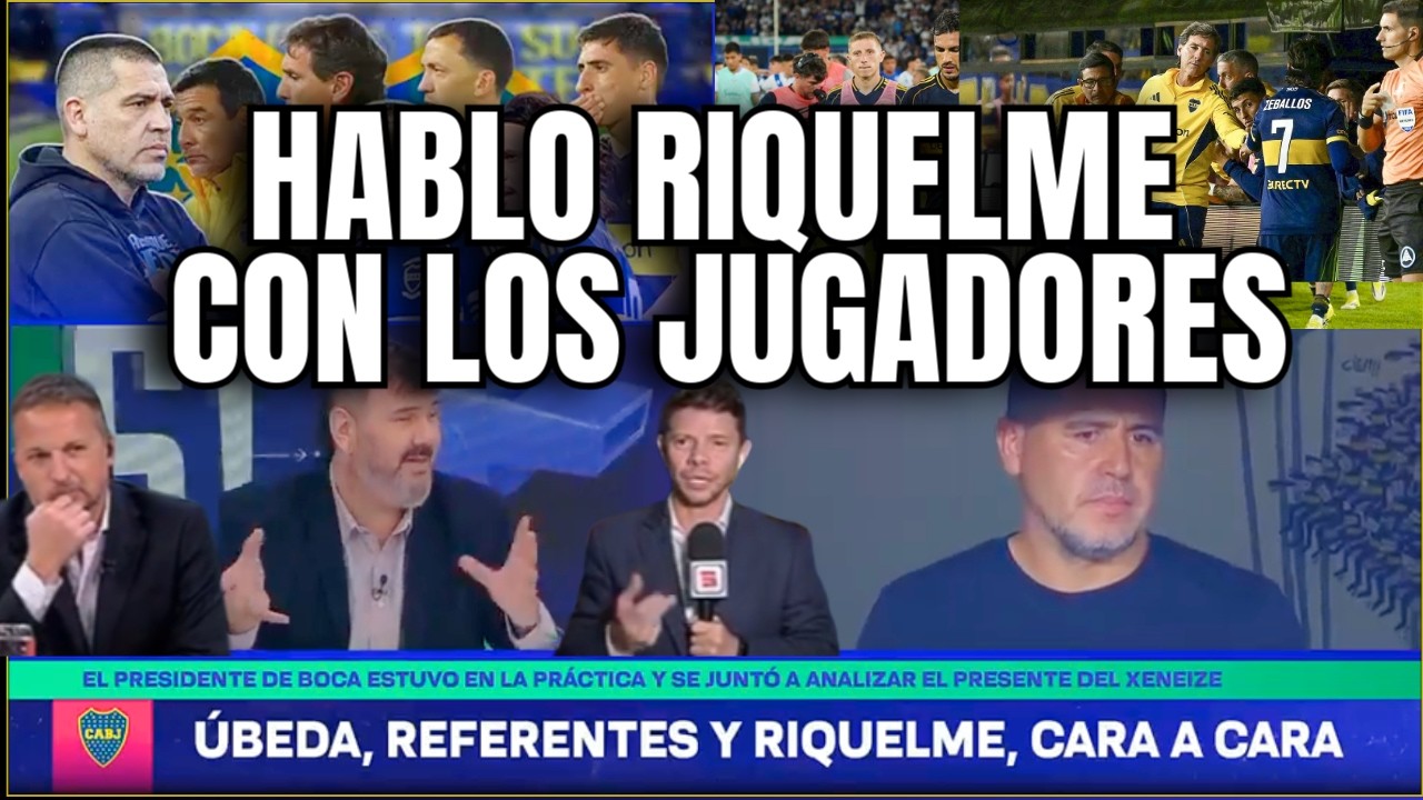 RIQUELME ENOJADO HABLO CON LOS JUGADORES Y EL CUERPO TECNICO DE BOCA💣🔥HAY MALESTAR POR LAS DERROTAS