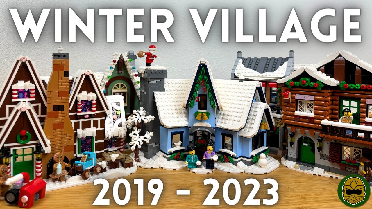 LEGO® Creator Expert/Icons Winter Village Collection! 2019 Gingerbread House to 2023 Alpine Lodge