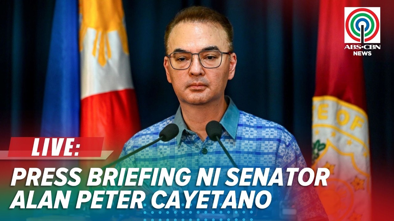 LIVE: Senator Alan Peter Cayetano holds press briefing | June 8, 2026