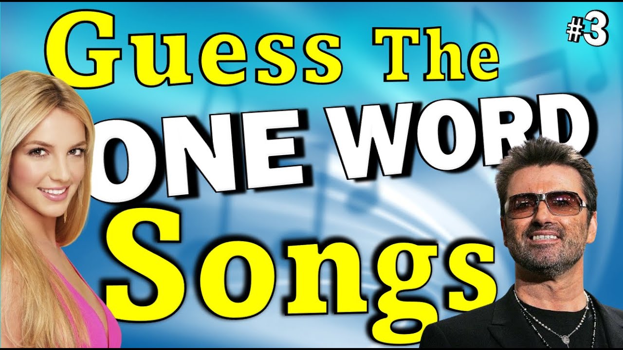 One Word Song Titles #3🎵Guess The Song Music Quiz🎶