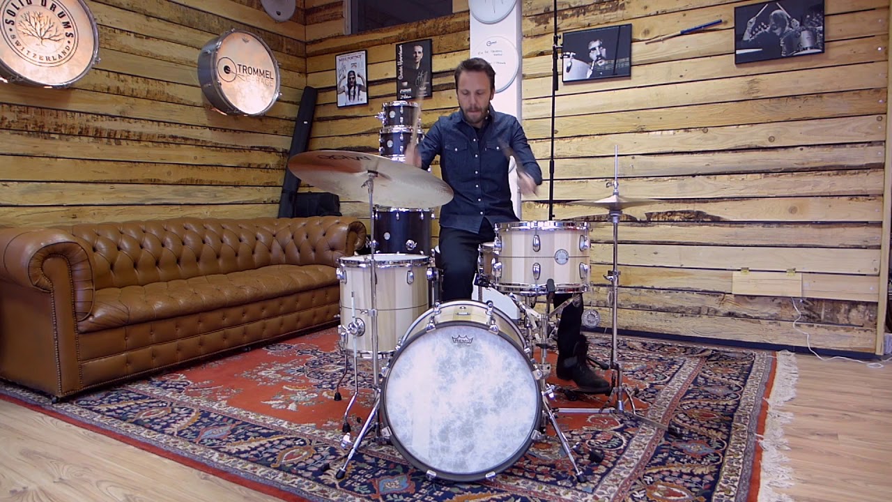 Solid Drums Switzerland Tuliptree Stave Drumset