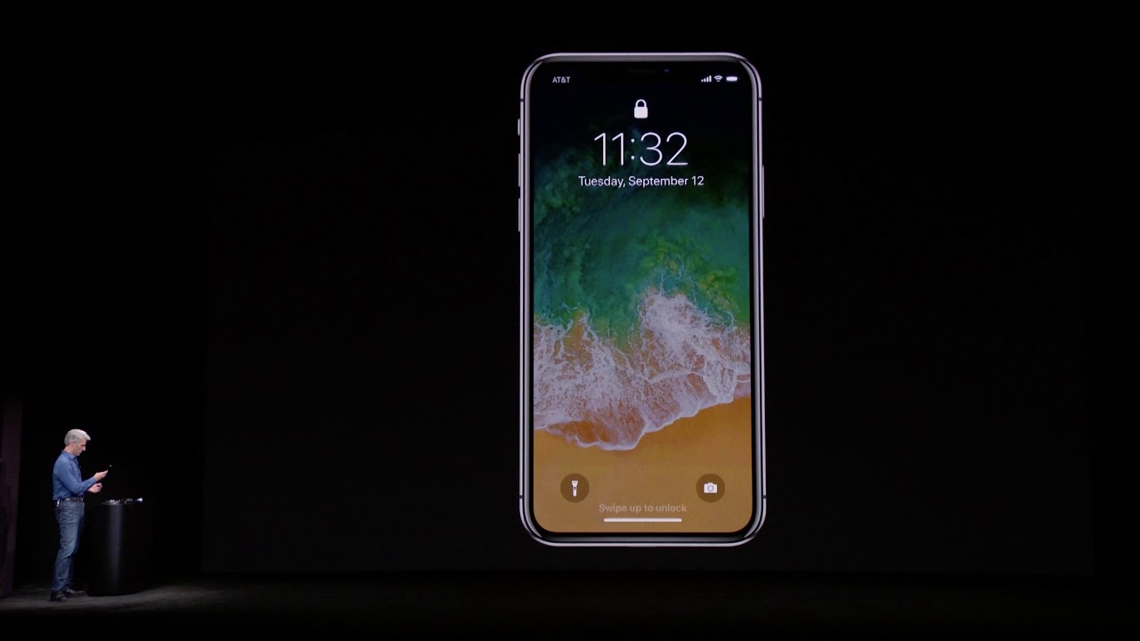Apple iPhone X Keynote FaceID Fail