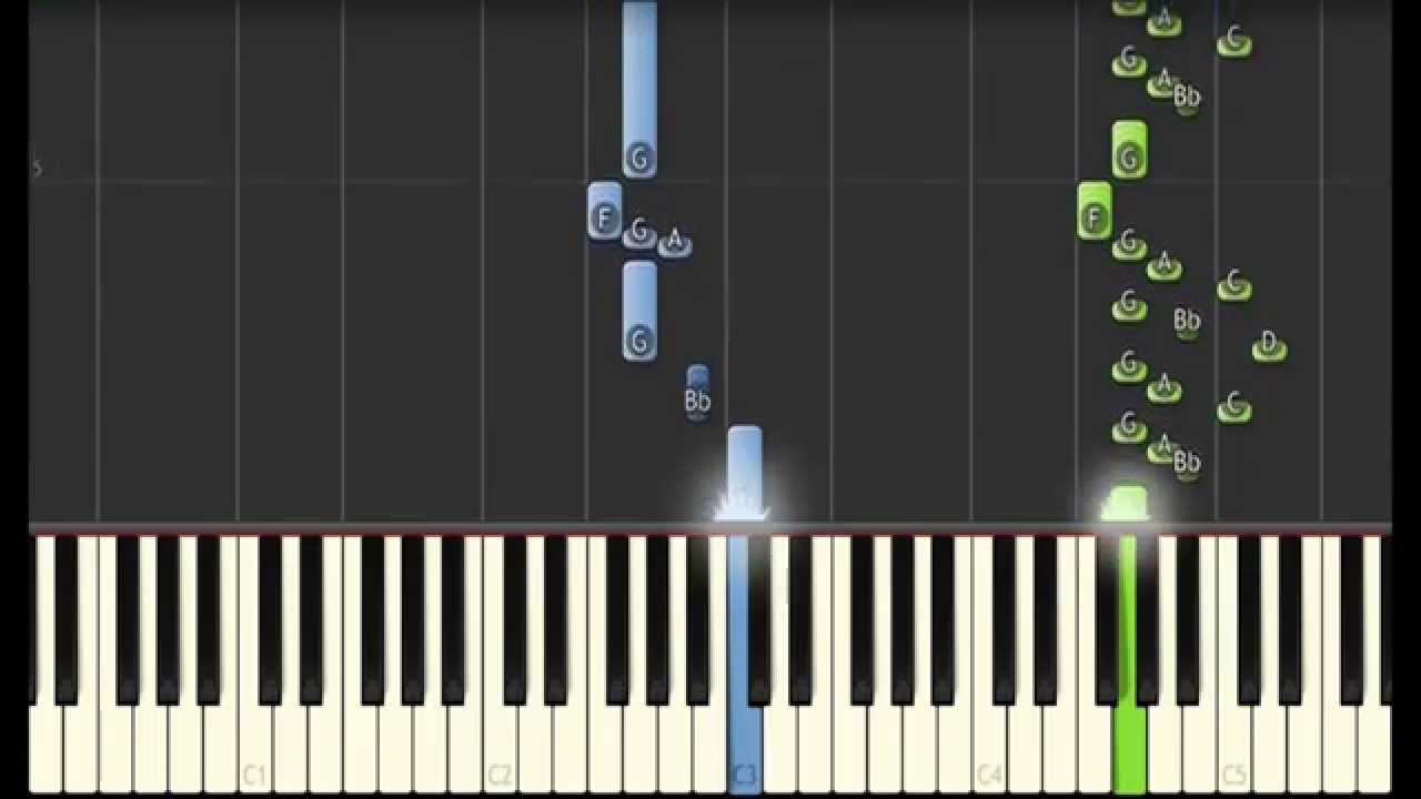 Flying with Mother (Synthesia Piano Tutorial) - How To Train Your Dragon 2