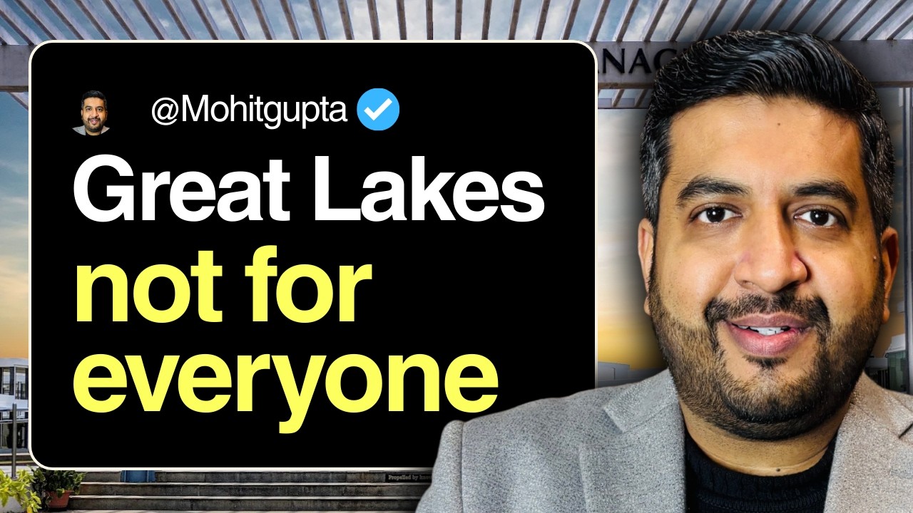 Great Lakes Chennai MBA Review 2026 | Fees, Placements, ROI & PGPM vs PGDM Ft. Mohit Gupta