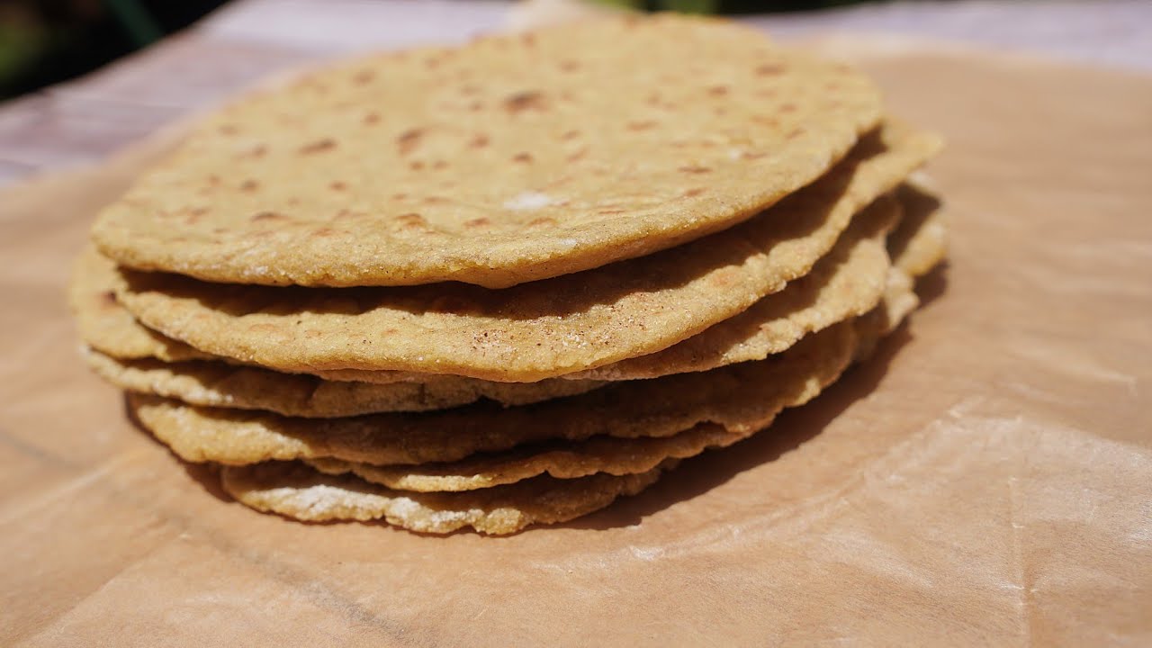Gluten Free Green Plantain Flatbread: With Sorghum Flour.