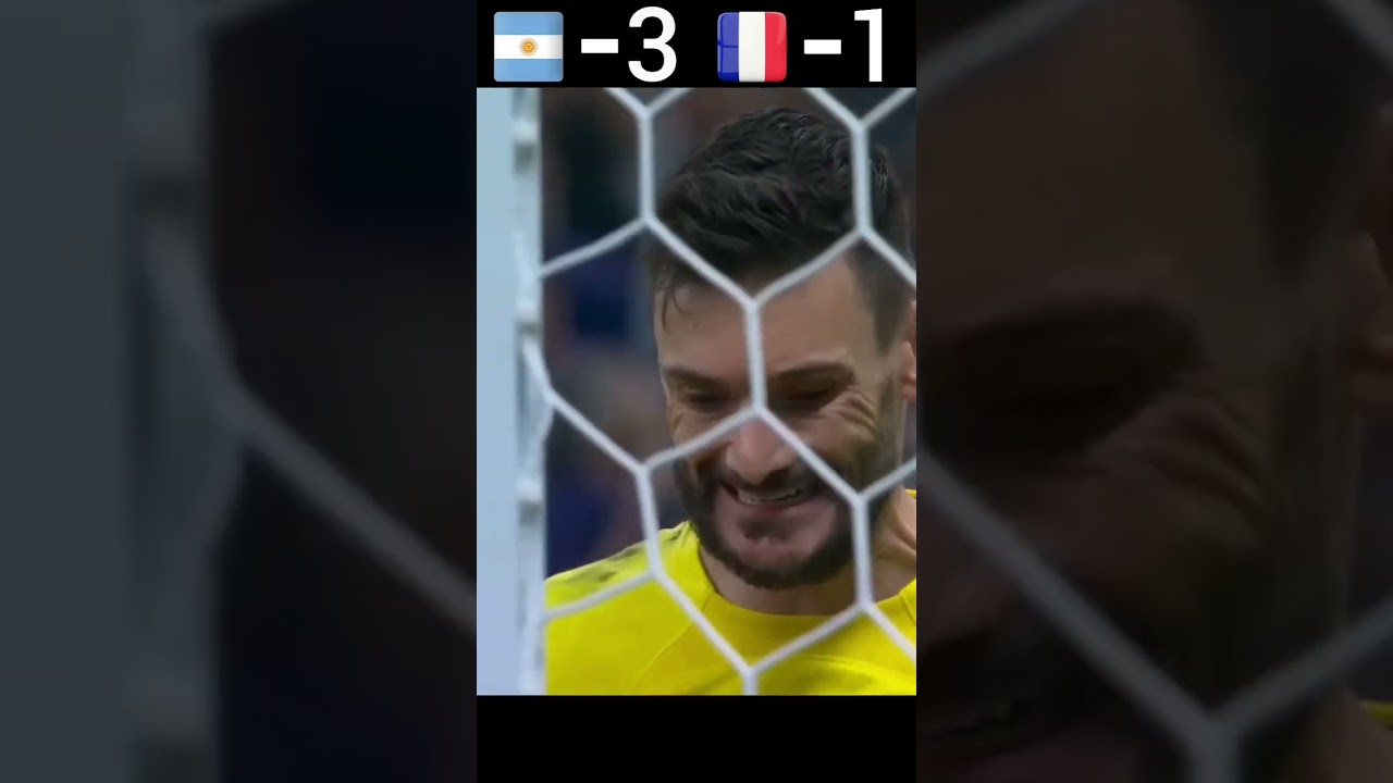 Argentina Vs. France 🇦🇷🇫🇷 | #shorts #worldcup (Song: Hymn for the weekend)