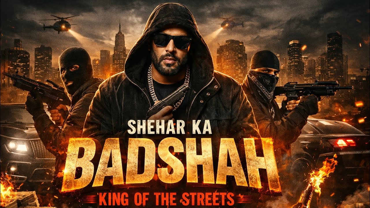 “Shehar Ka Badshah” is a powerful gangster anthem packed with raw attitude,energy, and confidence. 