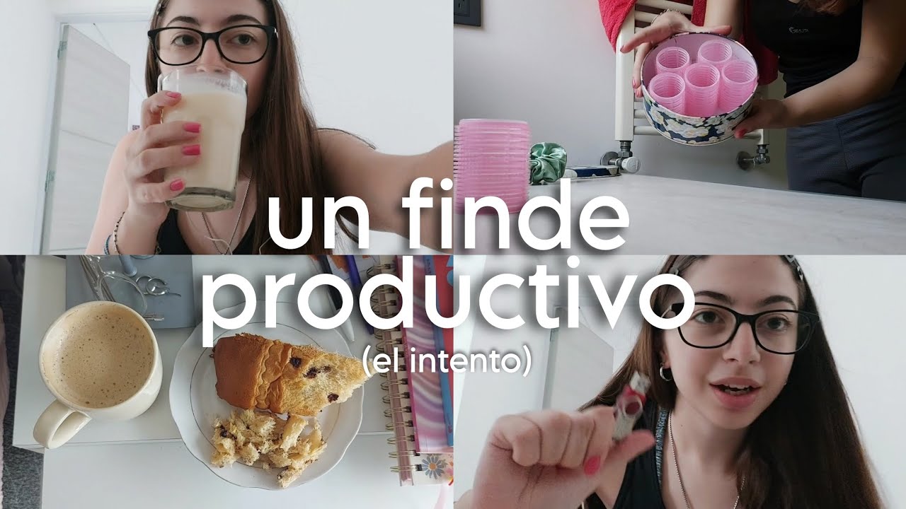 fail de día productivo, útiles de la facultad, teatro, comida, lluvia