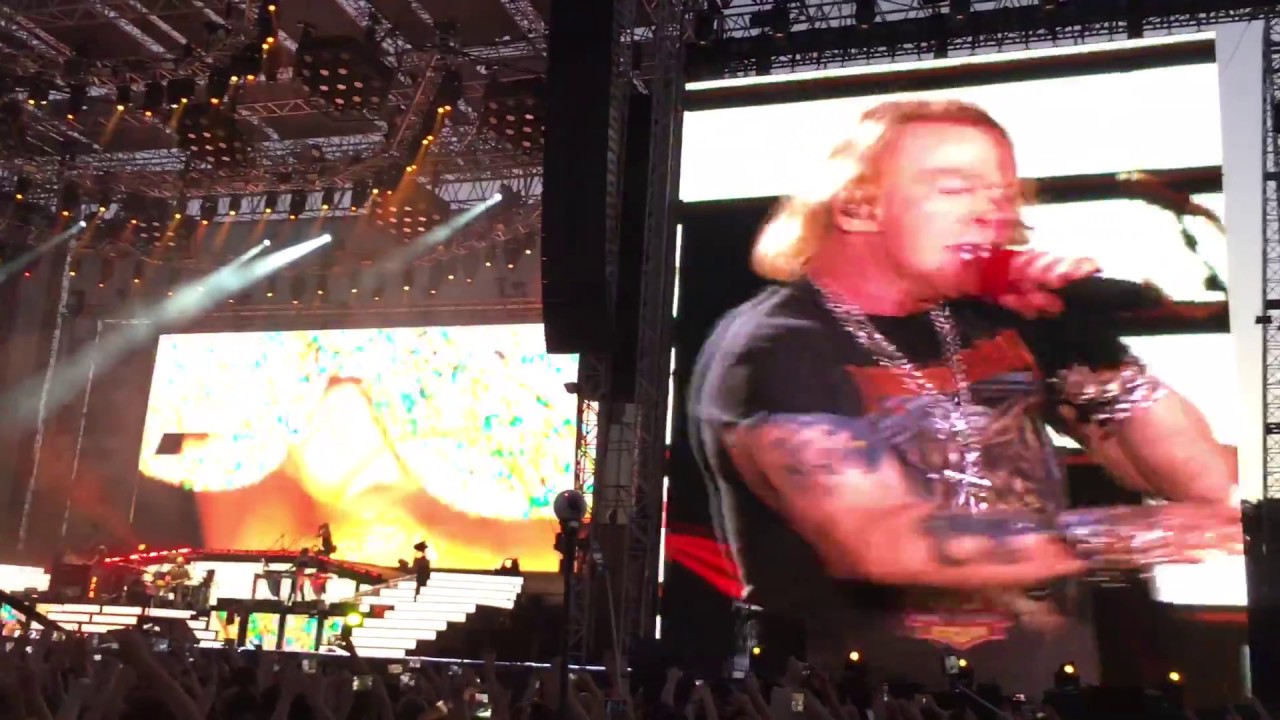 Guns N' Roses Tel Aviv opening + It's so easy