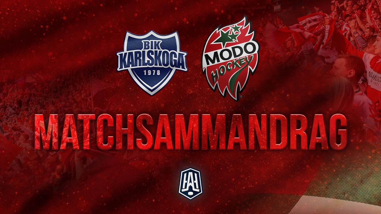Slutspel 25/26 | Semifinal 1 BIK Karlskoga&ndash;MoDo 1&ndash;2