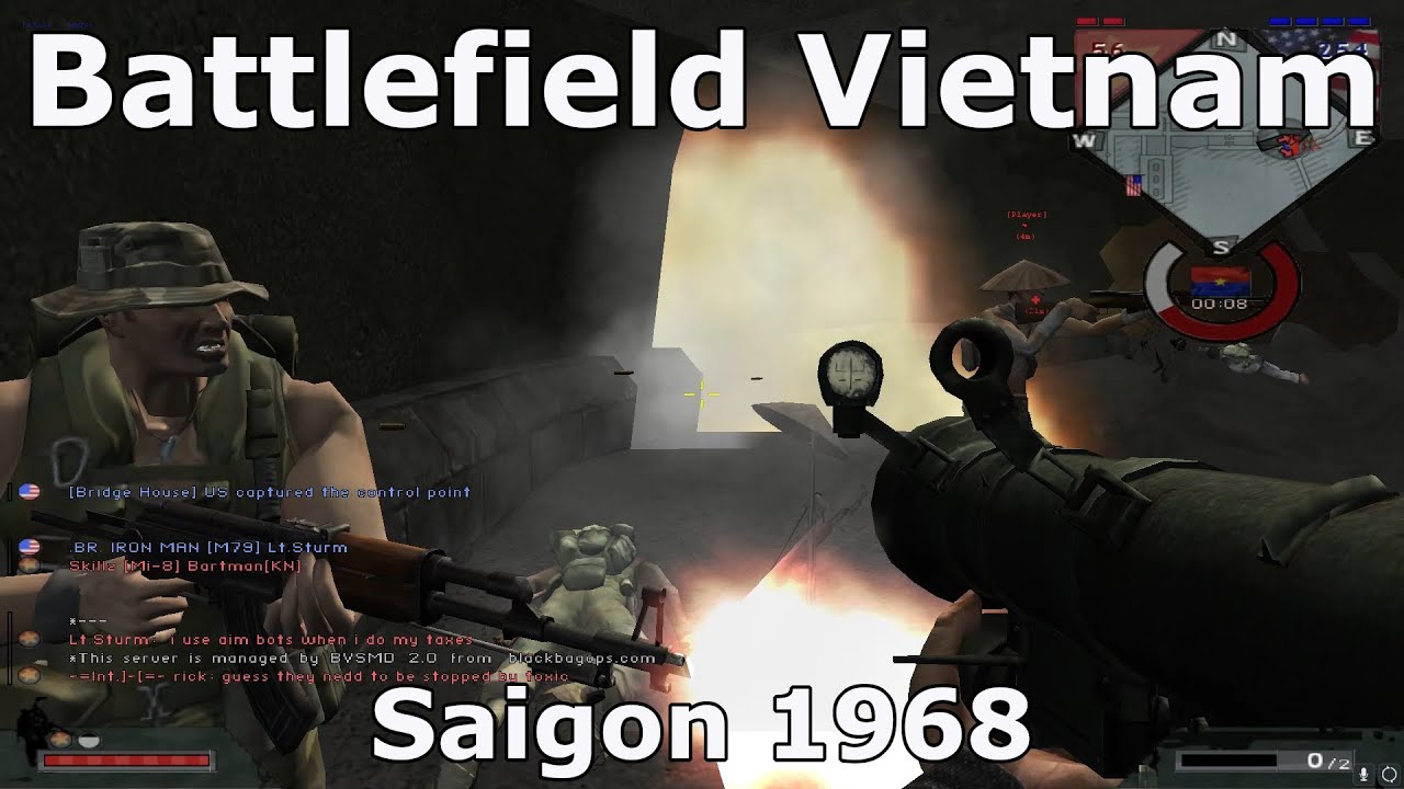 Battlefield Vietnam Saigon 1968 Multiplayer Gameplay