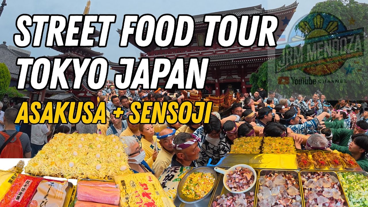 [4K] TOKYO JAPAN STREET FOOD TOUR | Exploring Asakusa & Sensoji Temple Adventure Best Street Food!