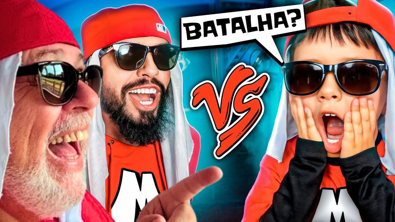 [FILHO VS PAI] Mini Mussa Vs. Mussa - Batalha de Rima - React MussaPai