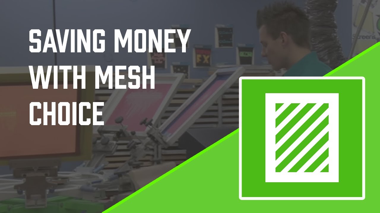 Money Saving Tip For White Ink Printing - Mesh Size Choice